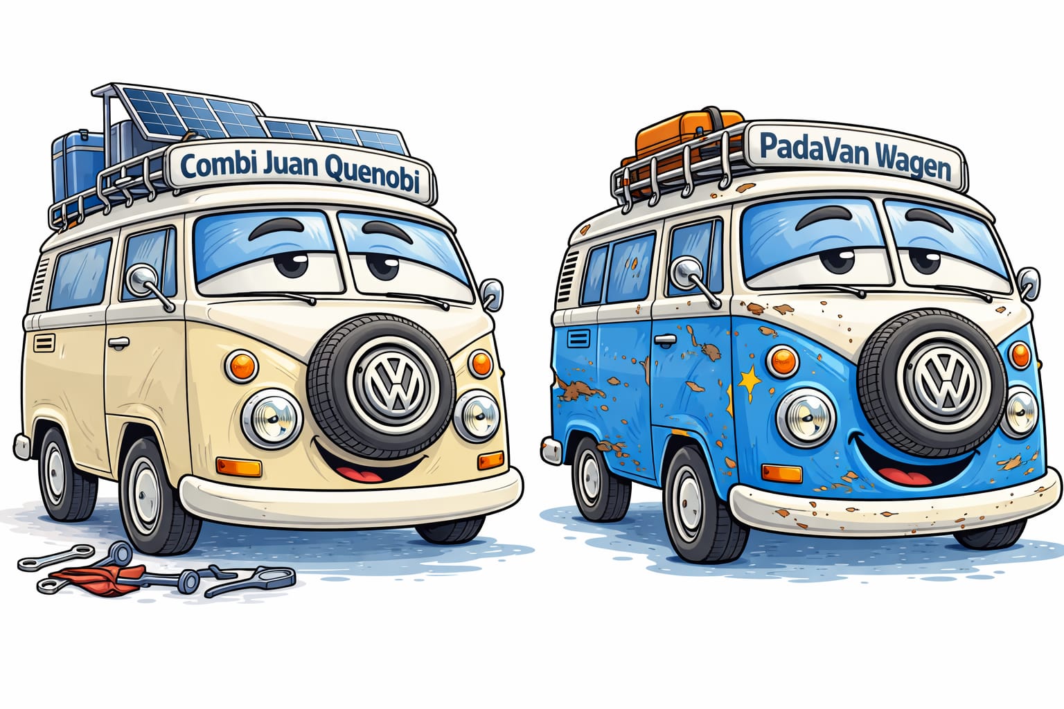 Combi Juan Quenobi y PadaVan Wagen